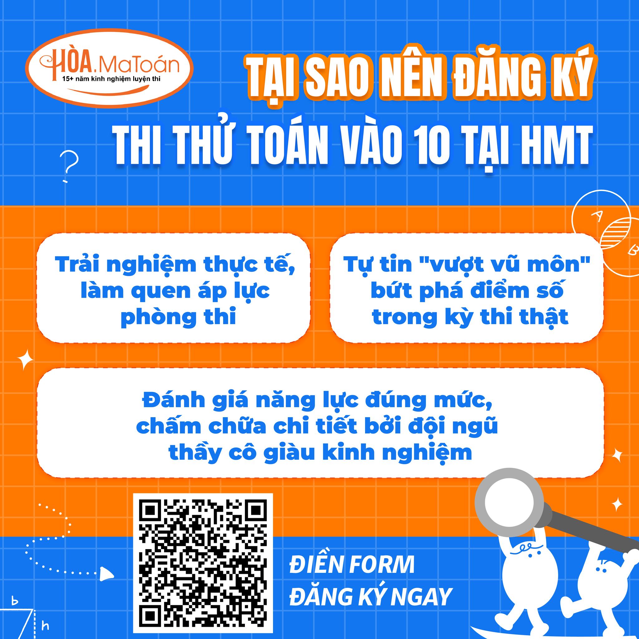 thi thử vào 10 tại hmt